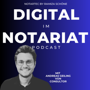 Andreas Geiling von CONSULTOR, Podcastgast zum Thema KI im Notariat und in der Steuerberatung.